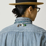 45R Komugi Denim 908 Wide Collar Shirt