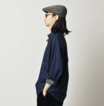 45R Komugi Denim 908 Wide Collar Shirt