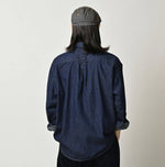 45R Komugi Denim 908 Wide Collar Shirt