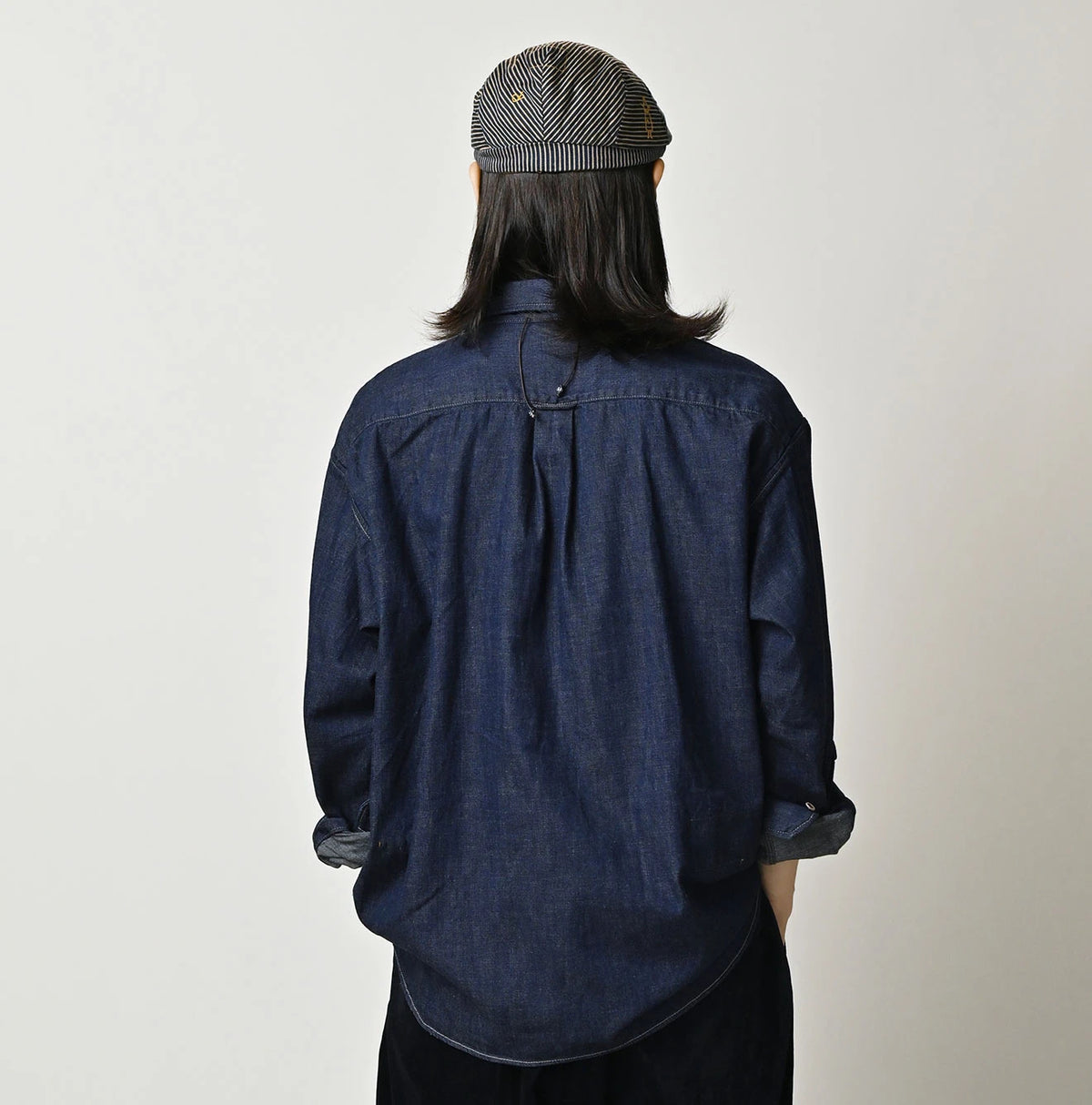 45R Komugi Denim 908 Wide Collar Shirt - Image 10