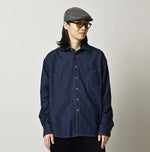 45R Komugi Denim 908 Wide Collar Shirt