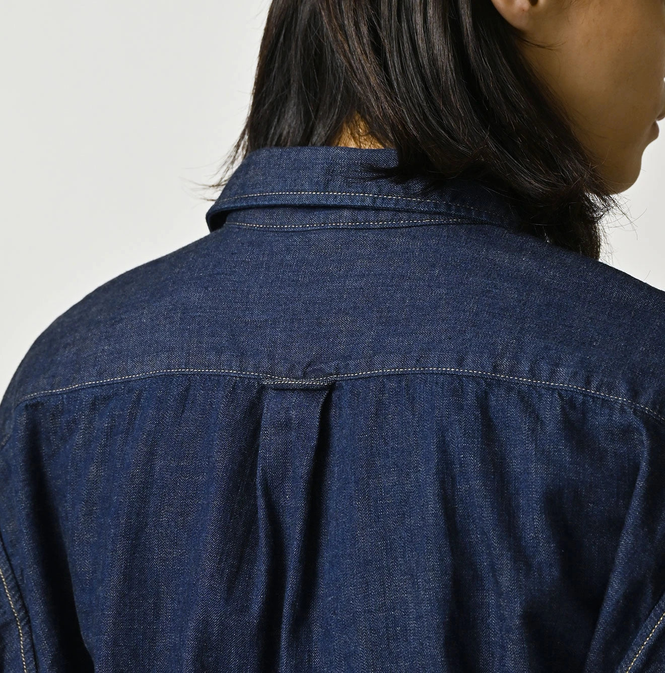 45R Komugi Denim 908 Wide Collar Shirt - Image 14
