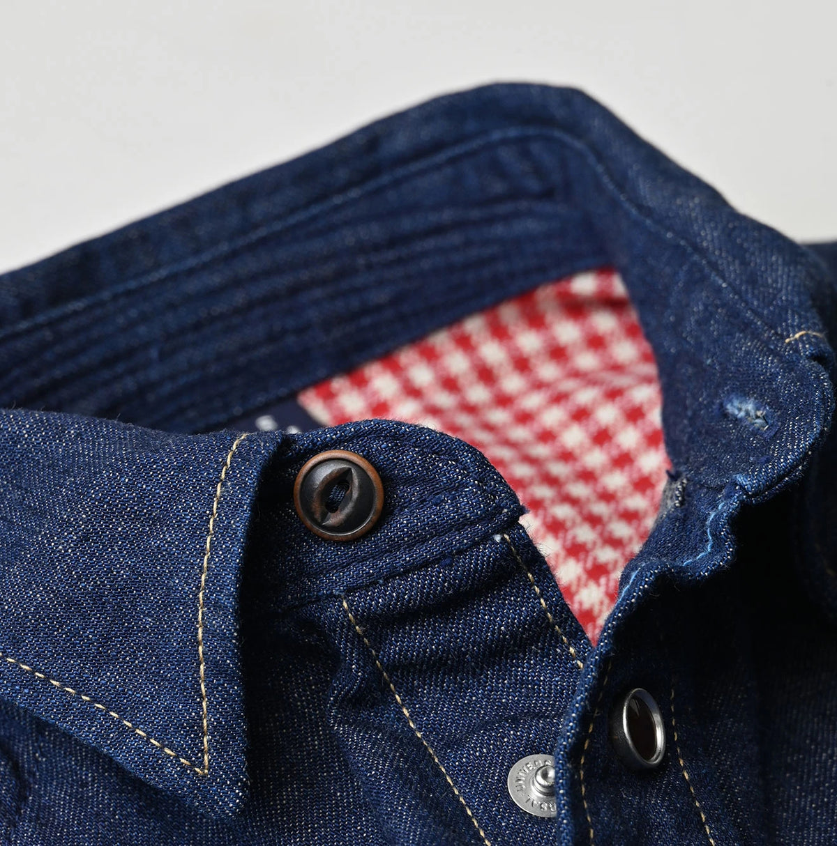 45R Komugi Denim 908 Wide Collar Shirt - Image 18