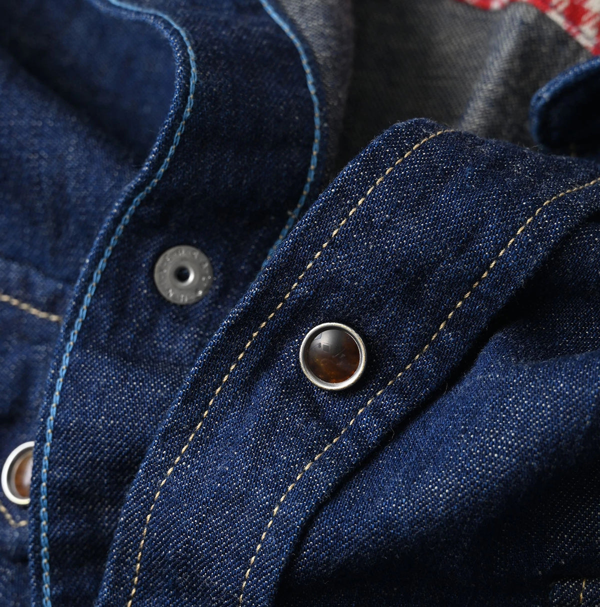 45R Komugi Denim 908 Wide Collar Shirt - Image 19