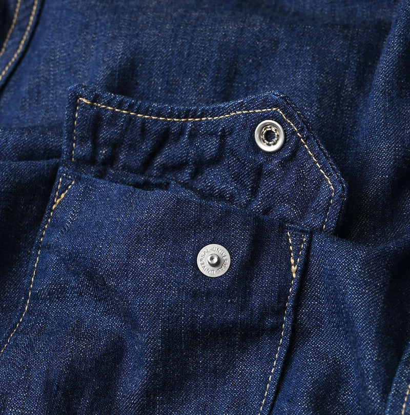 45R Komugi Denim 908 Wide Collar Shirt - Image 20