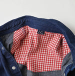 45R Komugi Denim 908 Wide Collar Shirt
