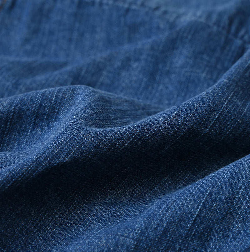45R Komugi Denim Flare Eastern Blouse - Image 19