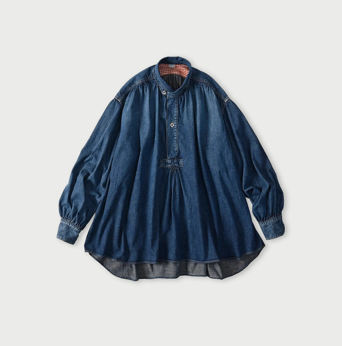 45R Komugi Denim Hechima Blouse