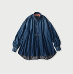 45R Komugi Denim Hechima Blouse
