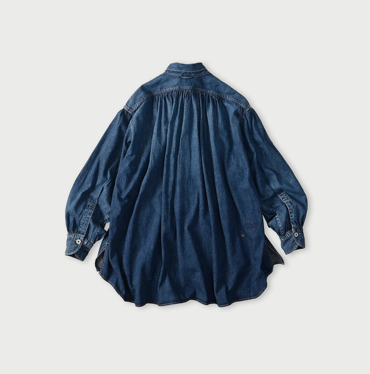 45R Komugi Denim Hechima Blouse