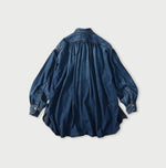 45R Komugi Denim Hechima Blouse