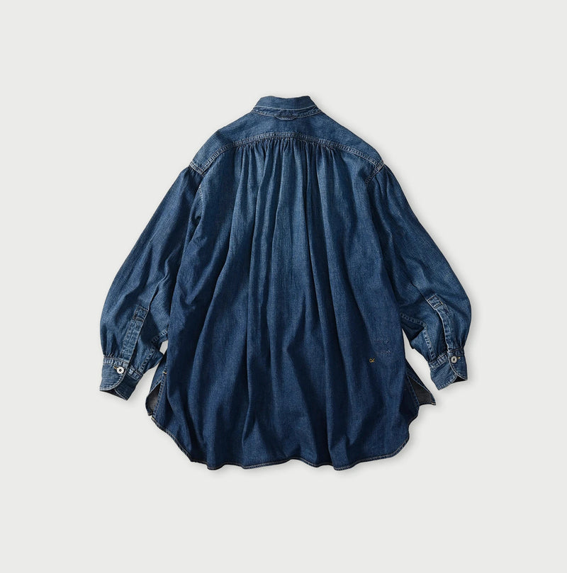 45R Komugi Denim Hechima Blouse - Image 13