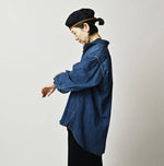 45R Komugi Denim Hechima Blouse