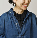 45R Komugi Denim Hechima Blouse