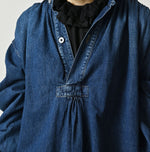 45R Komugi Denim Hechima Blouse
