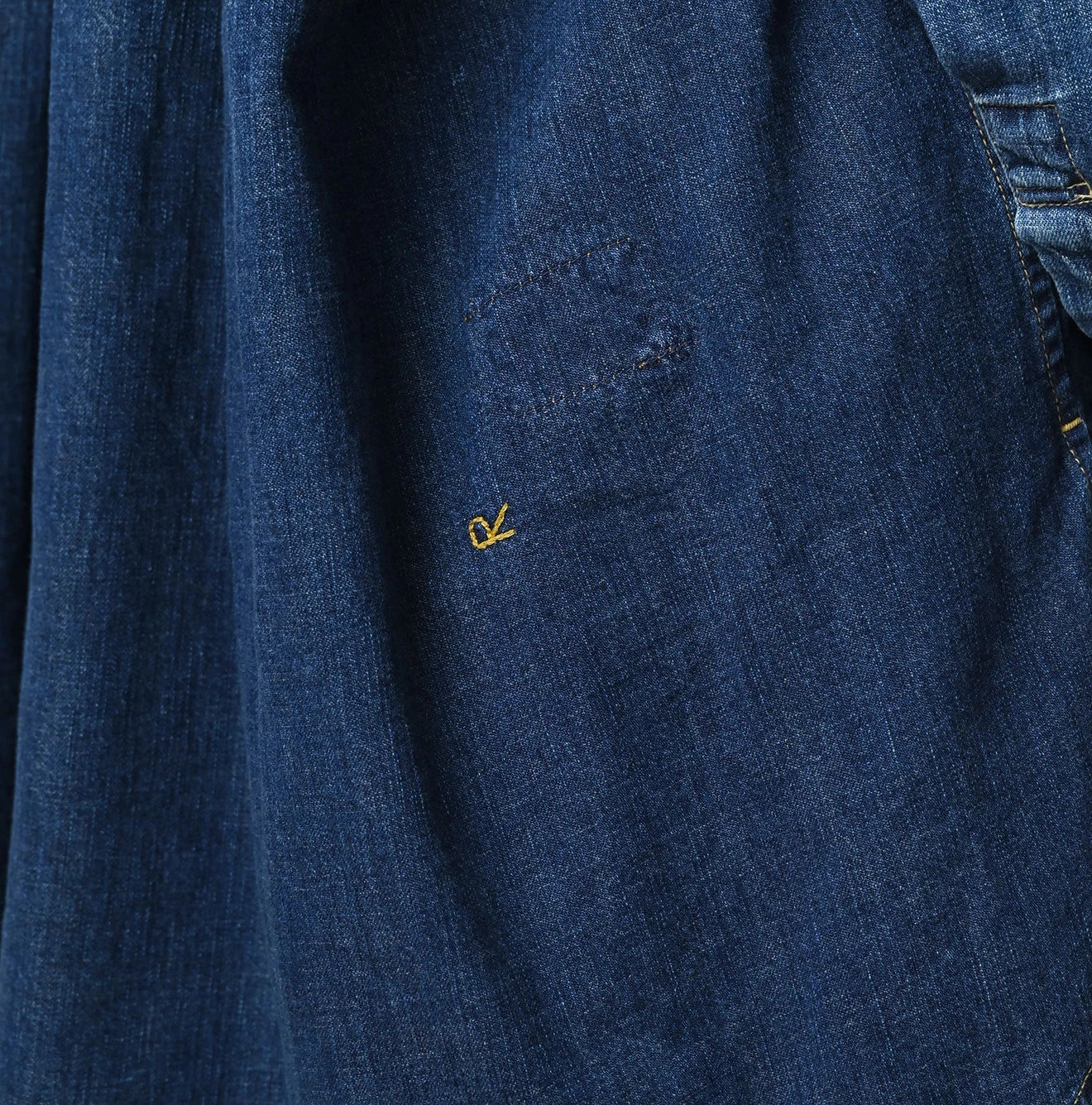 45R Komugi Denim Hechima Blouse - Image 12