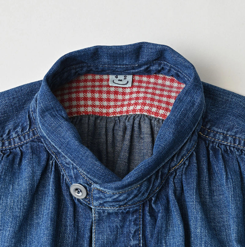 45R Komugi Denim Hechima Blouse - Image 14