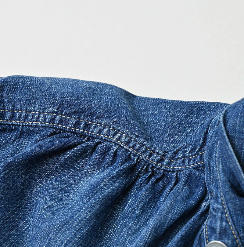 45R Komugi Denim Hechima Blouse - Image 17