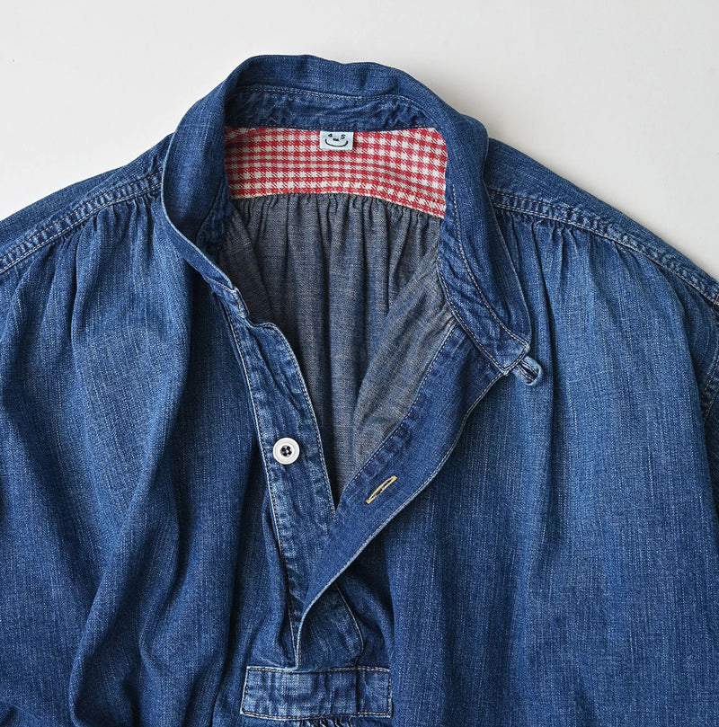 45R Komugi Denim Hechima Blouse - Image 21