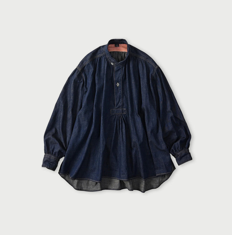 45R Komugi Denim Hechima Blouse - Image 1