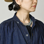 45R Komugi Denim Hechima Blouse