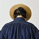 45R Komugi Denim Hechima Blouse