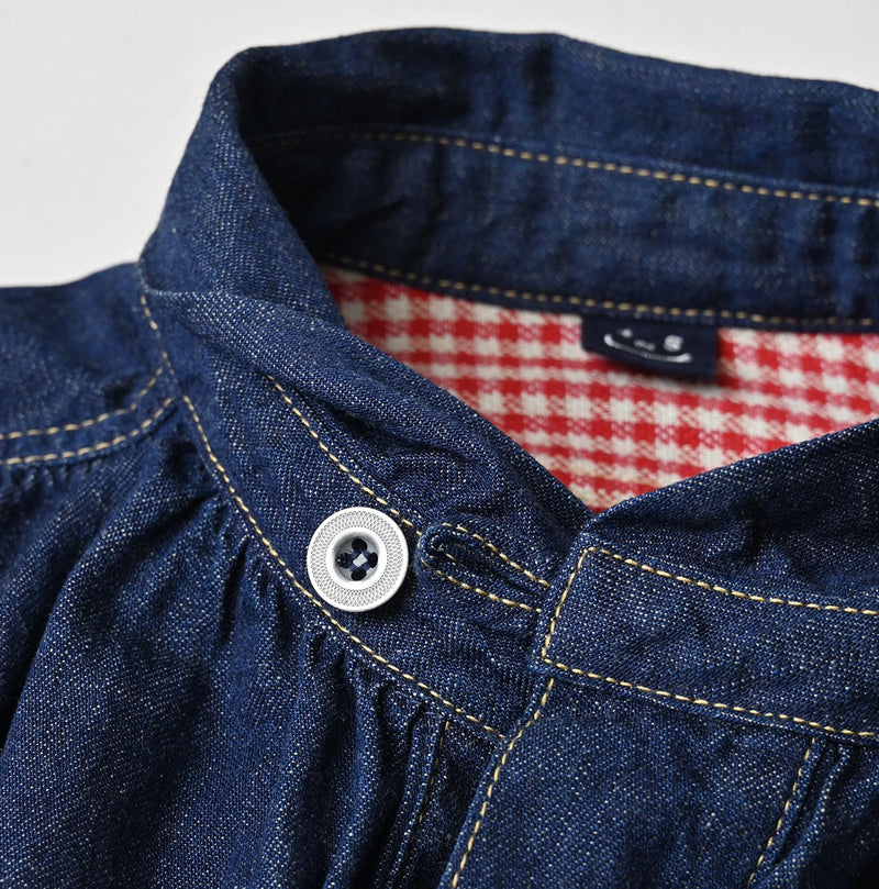 45R Komugi Denim Hechima Blouse - Image 13