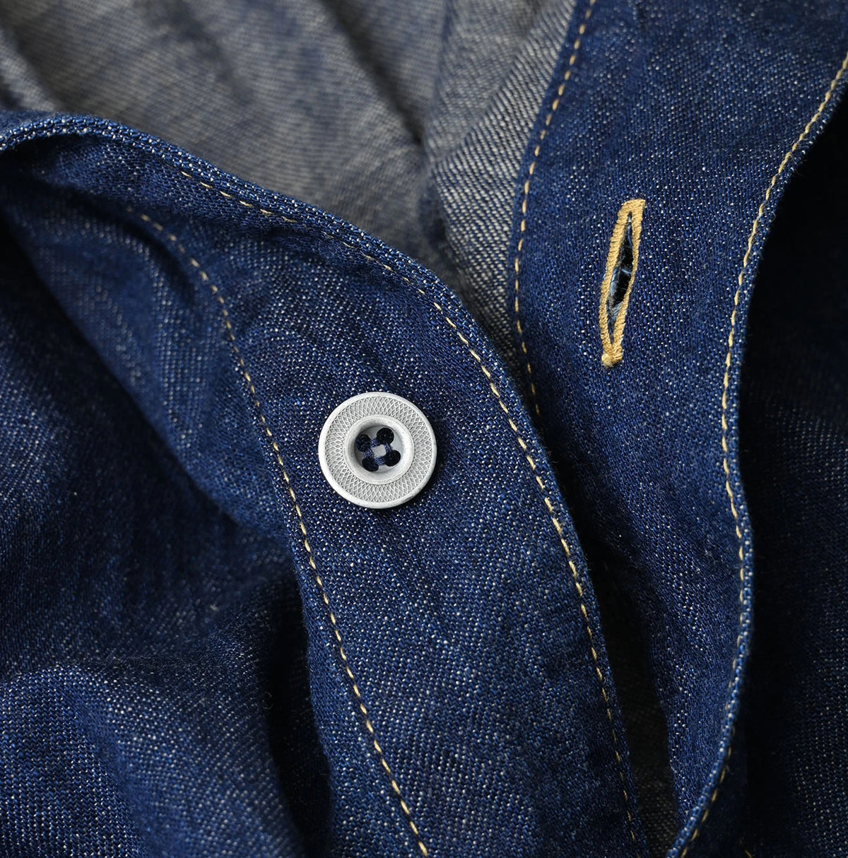 45R Komugi Denim Hechima Blouse