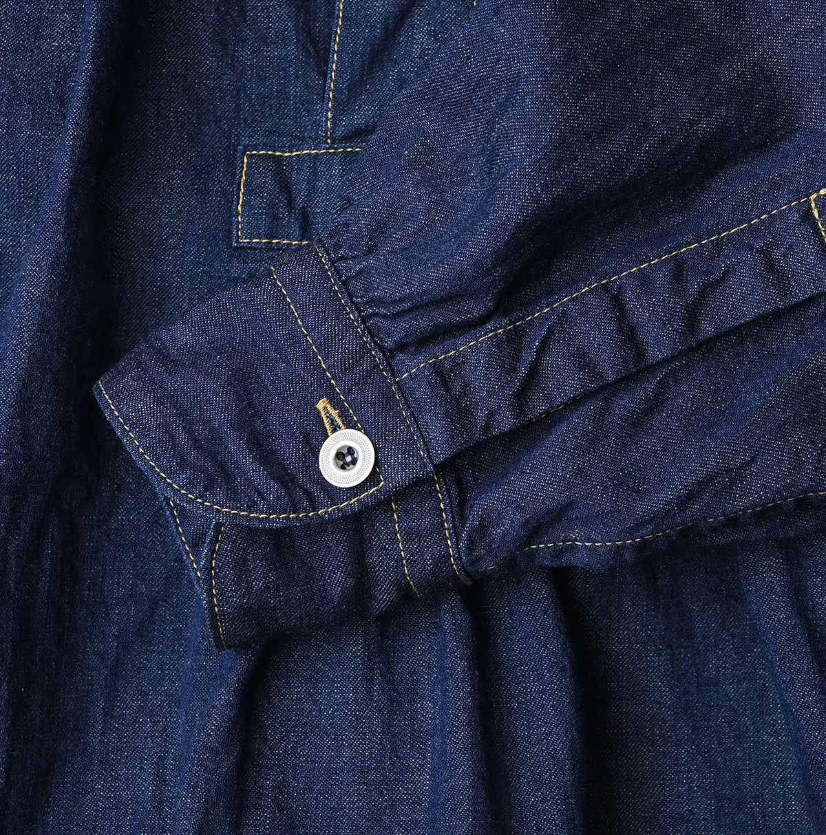 45R Komugi Denim Hechima Blouse