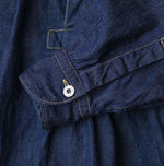 45R Komugi Denim Hechima Blouse
