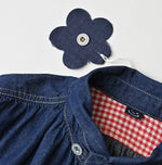 45R Komugi Denim Hechima Blouse