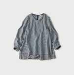 45R Komugi Denim Lace x Blouse