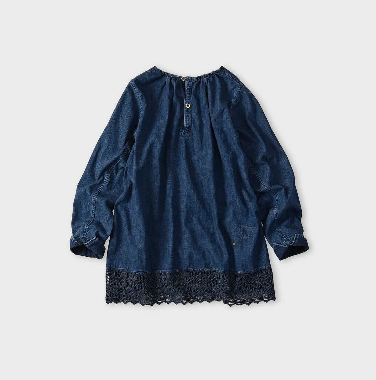 45R Komugi Denim Lace x Blouse