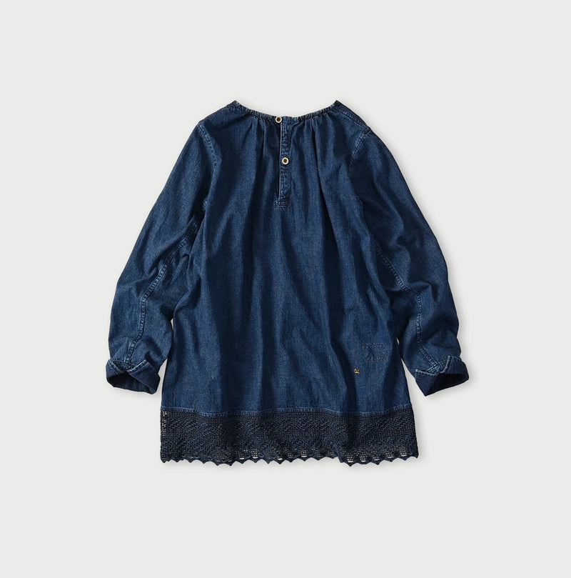 45R Komugi Denim Lace x Blouse - Image 12