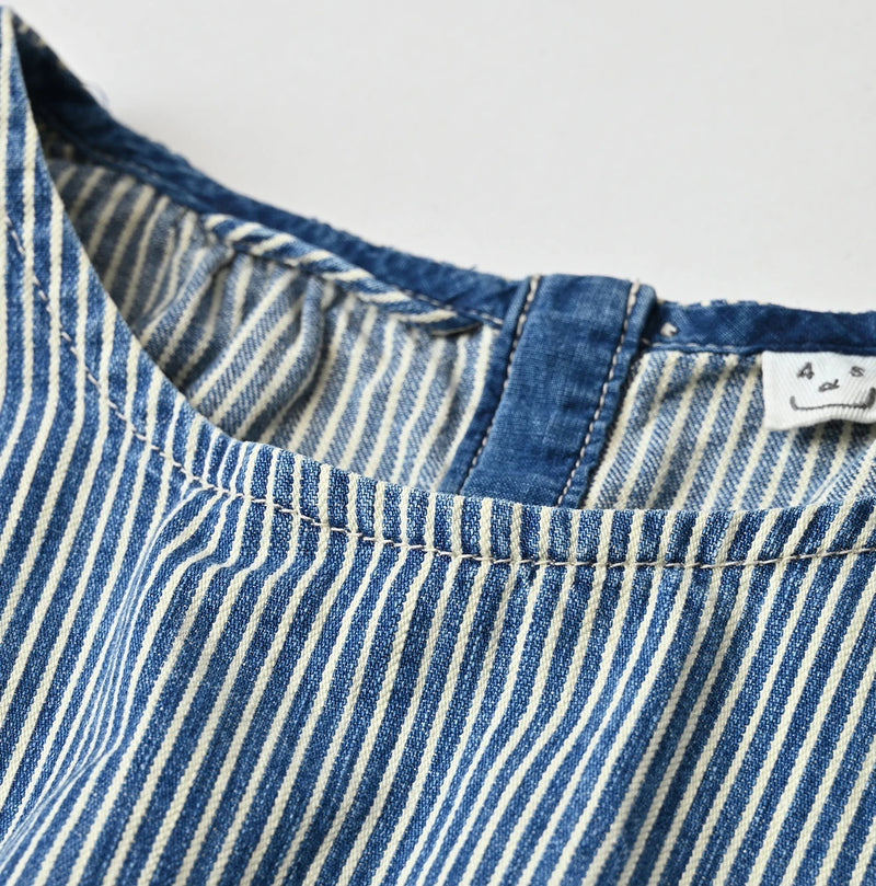 45R Komugi Denim Lace x Blouse - Image 13