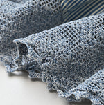 45R Komugi Denim Lace x Blouse