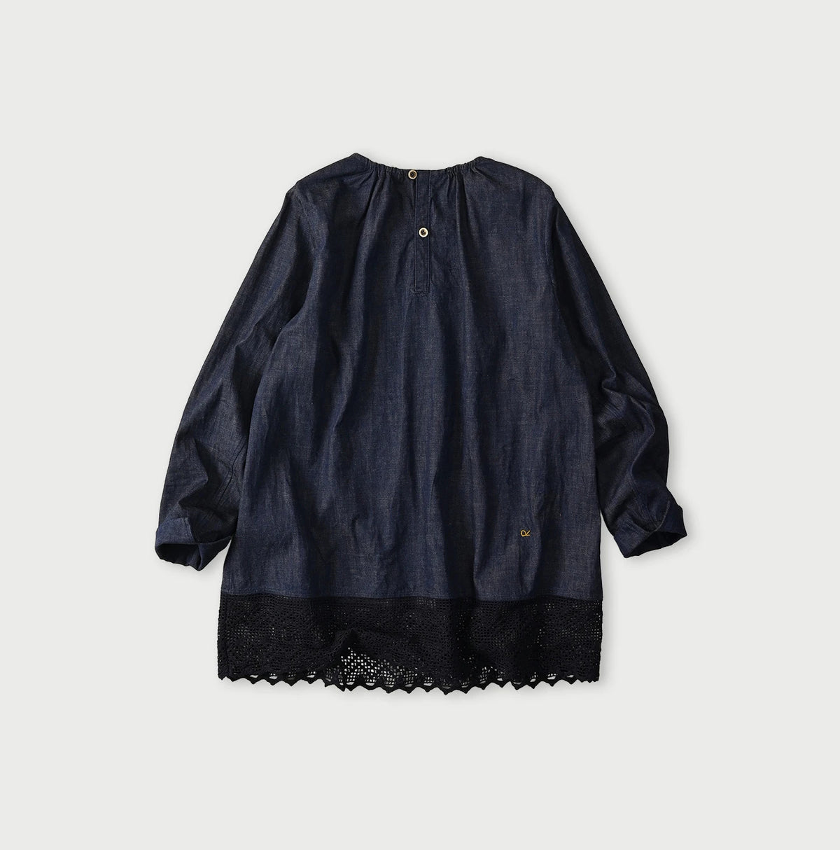 45R Komugi Denim Lace x Blouse