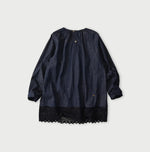 45R Komugi Denim Lace x Blouse