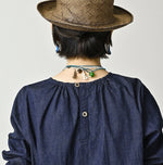 45R Komugi Denim Lace x Blouse
