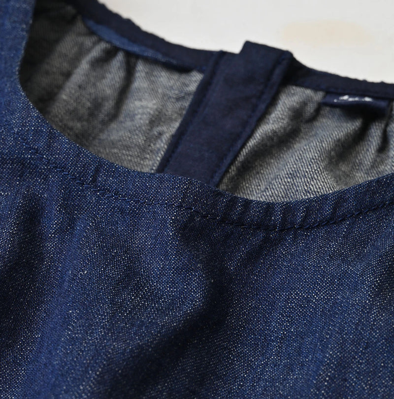 45R Komugi Denim Lace x Blouse - Image 12
