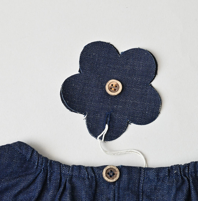 45R Komugi Denim Lace x Blouse - Image 18