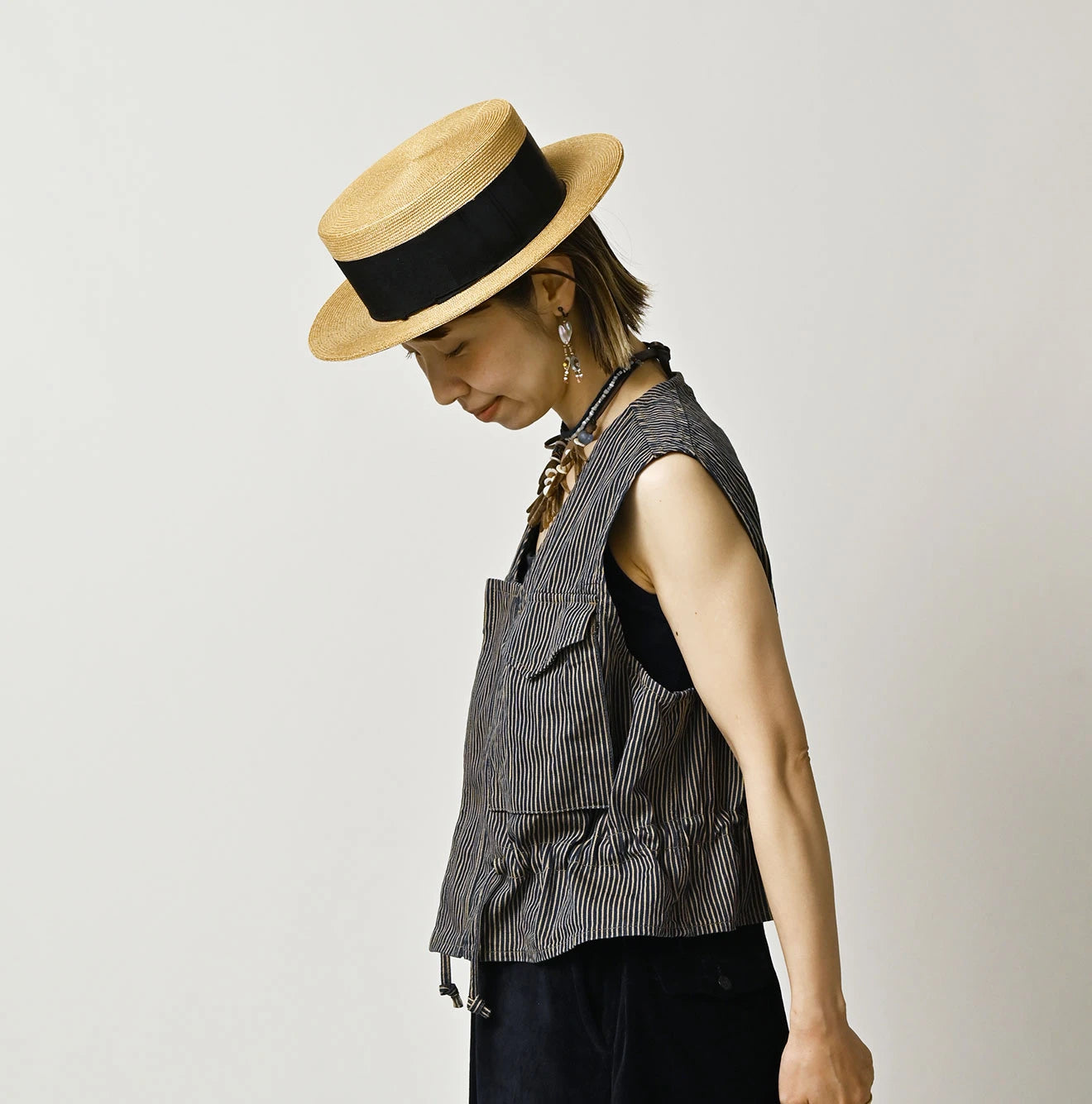 45R Light Mont Brown Denim Posh Vest Nou - Image 5