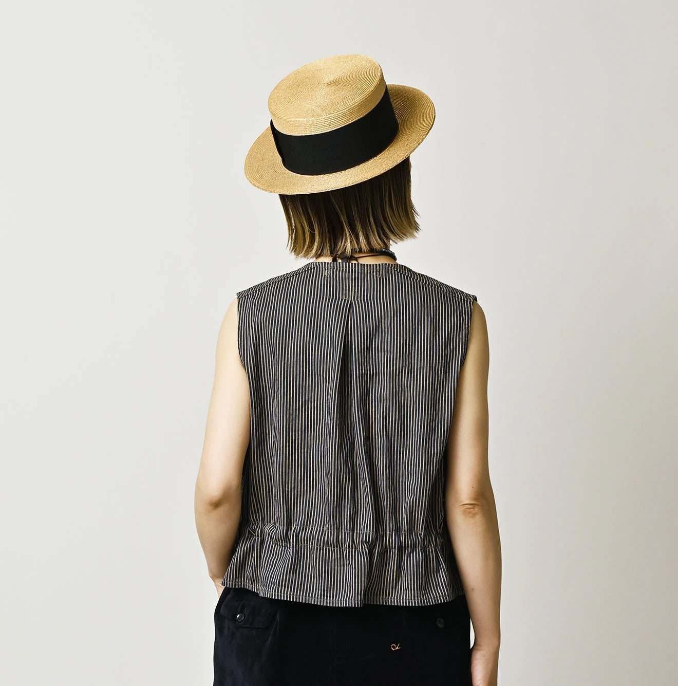 45R Light Mont Brown Denim Posh Vest Nou - Image 6