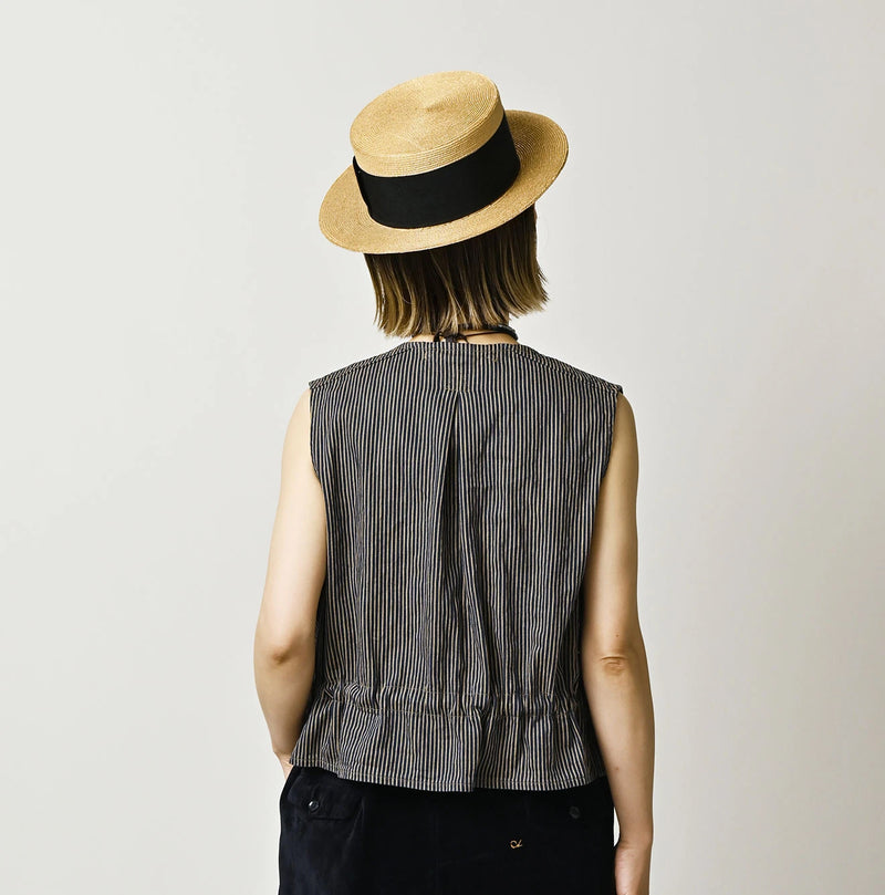 45R Light Mont Brown Denim Posh Vest Nou - Image 6