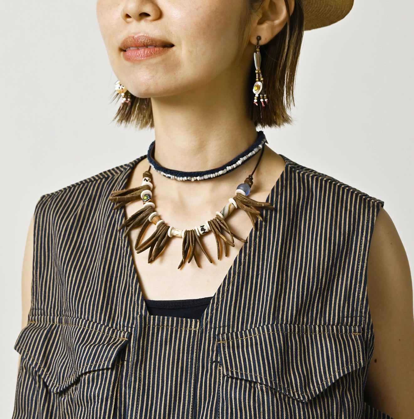 45R Light Mont Brown Denim Posh Vest Nou - Image 7