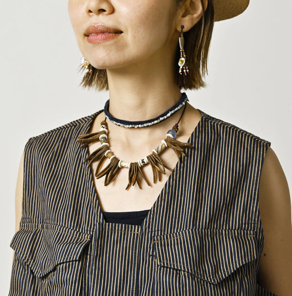 45R Light Mont Brown Denim Posh Vest Nou
