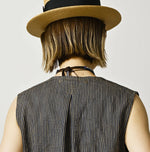 45R Light Mont Brown Denim Posh Vest Nou