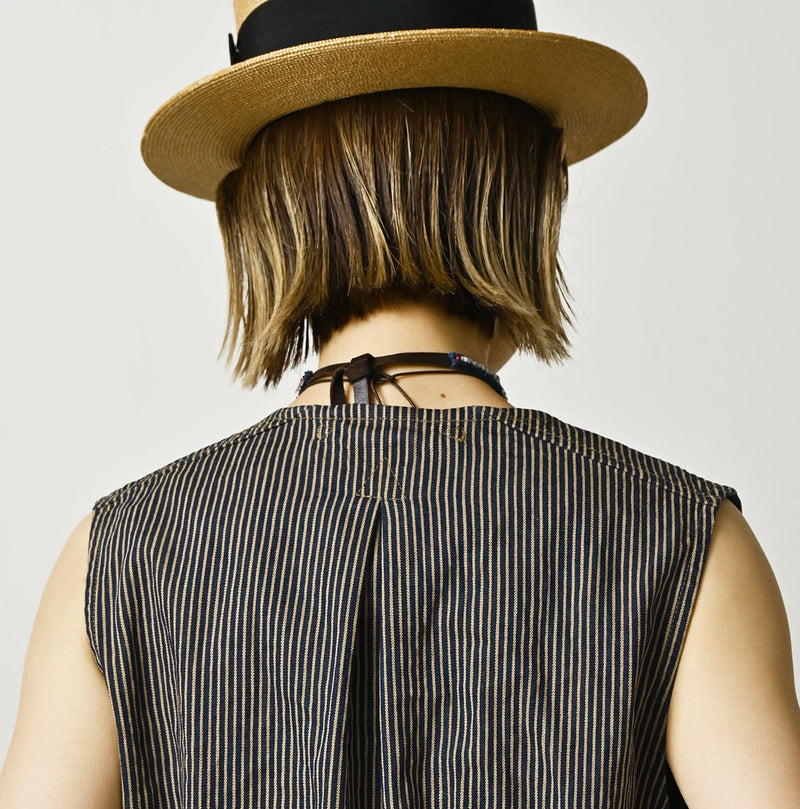 45R Light Mont Brown Denim Posh Vest Nou - Image 10