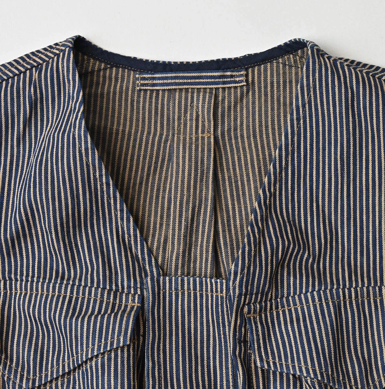 45R Light Mont Brown Denim Posh Vest Nou - Image 14