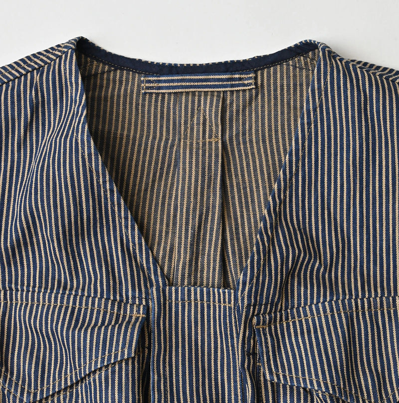 45R Light Mont Brown Denim Posh Vest Nou - Image 14